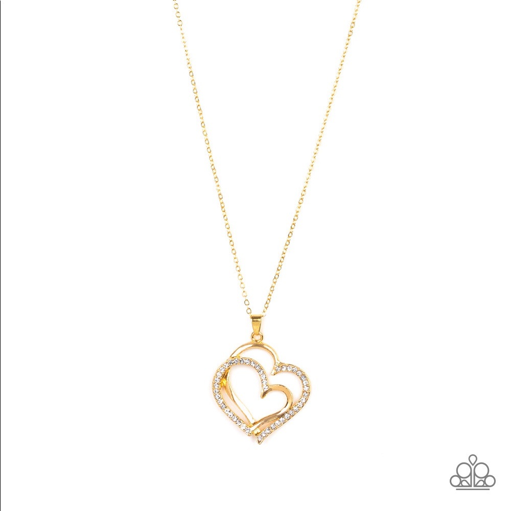 Gold heart necklace